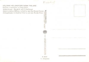Administration Offices in Kallio and the Round House Suomi Finland, Suomi Unu...
