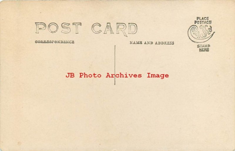 ND, New Rockford, North Dakota, RPPC, Business Area, Post Office, Photo