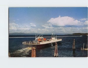 Postcard The MV Valcour En Route from Burlington Vermont to Port Kent New York