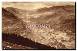 Old Postcard Luchon Vallee Supebagneres And Surroundings of Luchon Superbagne...