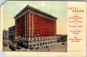 Postcard HOTEL SCENE Toledo Ohio OH AM0972