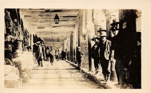 RPPC Peru CUZCO Native Shopping District Real Photo c1920s Vintage Postcard