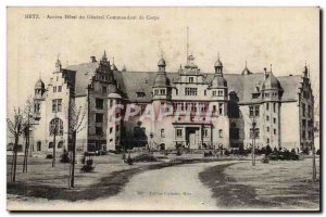 Metz Old Postcard Old Hotel of the General Corps Commander