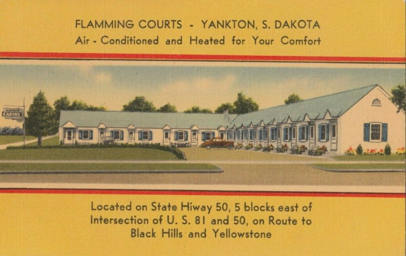 YANKTON , South Dakota, 1930-40s ; Flamming Courts