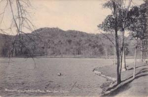 Mirror Lake at Hubbard Park - Meriden CT, Connecticut - pm 1907 - UDB