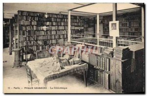 Old Postcard Paris Library Benedictine Prioress