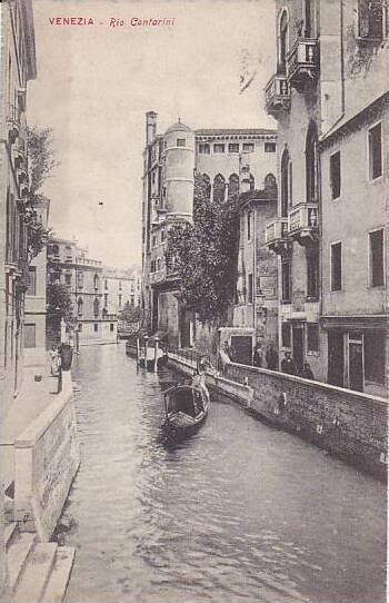 Italy Venezia Rio Contarini 1910