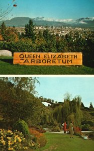 Vintage Postcard 1966 Queen Elizabeth Park Quarry Gardens Vancouver BC Canada