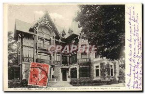 Old Postcard Saint Cloud Chalet that lived Gounod and In Which he died