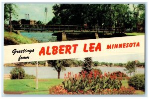 c1960 Greetings From Wilson Packing Plant Fountain Albert Lea Minnesota Postcard