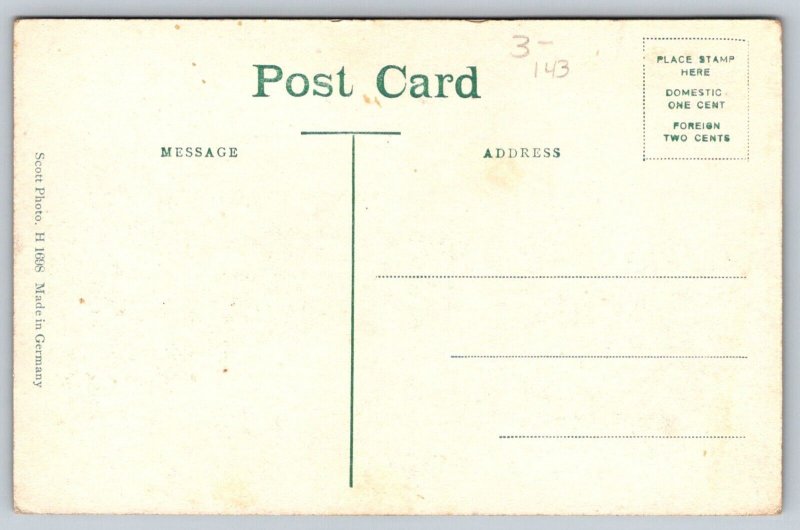 Northampton  Massachusetts  Mill River  South Street Bridge  Postcard