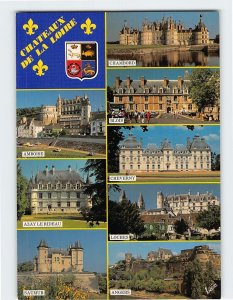 Postcard Chateaux De La Loire, France