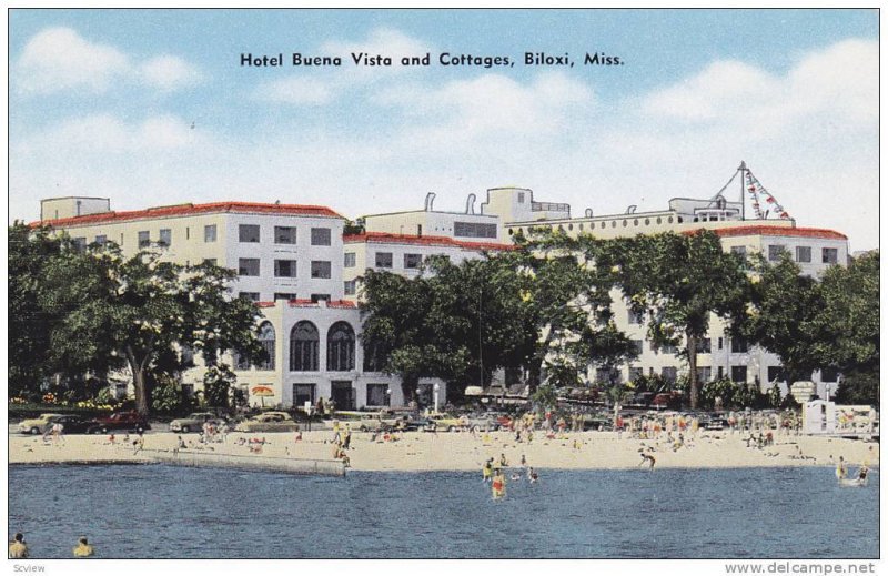 The Hotel Buena Vista and Cottages,  Biloxi,  Mississippi,  40-60s