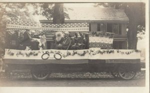 RP: SPRINGFIELD, Vermont, 1910s; Patriotic Parade Float