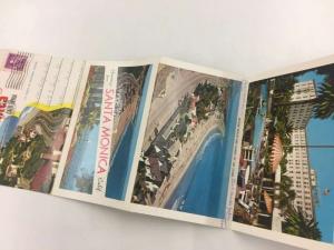 Santa Monica California Beach Scene Souvenir Folder Antique Postcard K106238