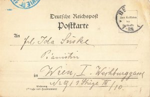 BERLIN GERMANY~PARTIE aus dem TIERGARTEN~1899 PHOTO POSTCARD