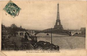 CPA PARIS 16e-La Seine á travers Paris-La Seine á Passy (325051)