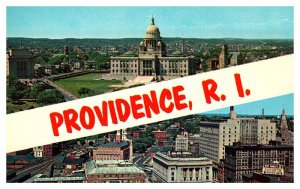 Postcard BUILDING SCENE Providence Rhode Island RI AQ5442