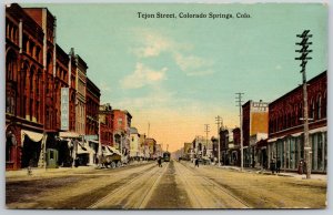 Colorado Springs~Alamo Building~Furniture~Drugs~Department Store~c1910