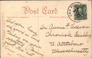 Oak Bluffs Martha's Vineyard MA East Chop Lighthouse c1910 Postcard