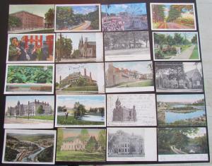 LARGE LOT OF 107 PENNSYLVANIA PA VIEWS ANTIQUE & VINTAGE POSTCARDS 