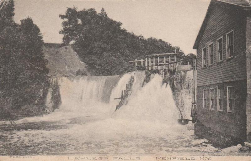 Lawless Falls in Penfield NY, New York - pm 1909 - DB