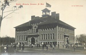 Postcard RPPC C-1910 South Dakota Armour Public Schools 24-4922