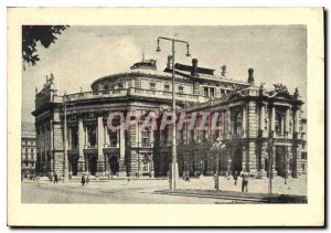 Postcard Modern Burgtheater Wien