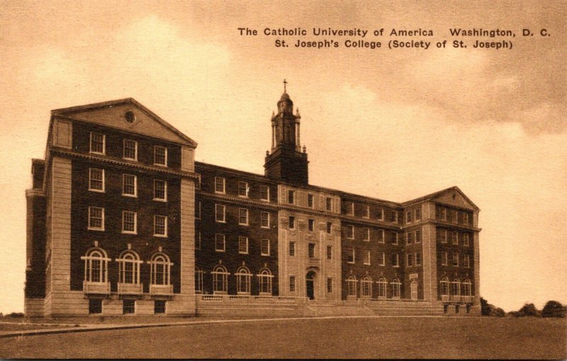 Washington D C The Catholic University Of America St Joseph's College Al...