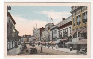 State Street Streetsweeper Schenectady New York 1918c postcard