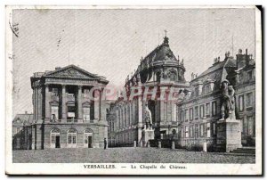 Versailles Old Postcard the castle chapel