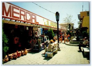 View Of Vista Del Juarez Shopping Center Nogales Sonora Mexico Vintage Postcard