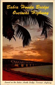 Florida Keys Overseas Highway Bahia Honda Bridge At Sunset