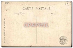 Old Postcard In The Marne Vignes