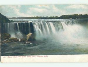 Pre-1907 Very Early View HORSESHOE FALLS Niagara Falls Ontario ON A1275