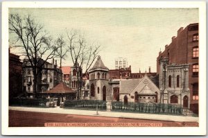 New York City New York NY, 1936 The Little Church Around the Corner, Postcard
