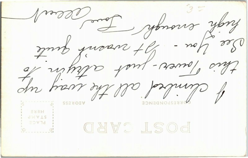 RPPC Devil's Tower National Monument WY Vintage Postcard D01 