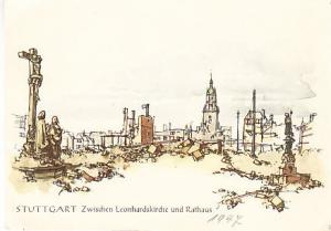 Germany - Stuttgart - Chr. Schellenberger Art 1947 Unused