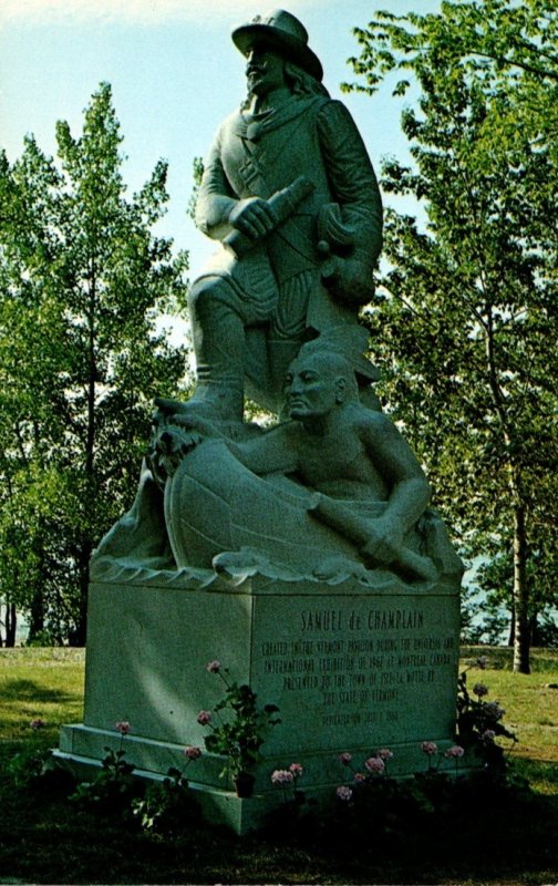 Vermont Iisle La Motte Samuel de Champlain Statue