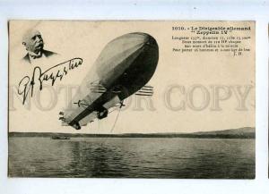 205562 FRANCE AVIATION airship dirigible Zeppelin IV #1010