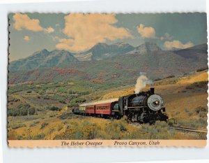 Postcard The Heber Creeper, Provo Canyon, Utah