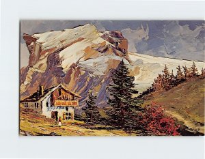 Postcard The Alps By Morris Katz