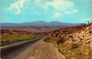 Mt Taylor Near Grants New Mexico NM Mountains Postcard UNP VTG WOB Note Vintage 