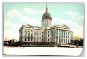 Vintage 1900s Postcard Panoramic View State Capitol Building Atlanta Georgia