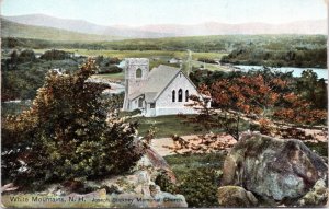 Postcard NH White Mountains - Joseph Stickney Memorial Church