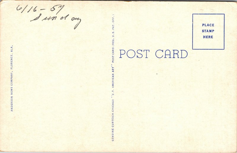 Postcard AL Decatur Central Baptist Church