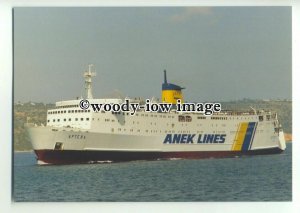FE0039 - Greek Anek lines Ferry - Aptera - postcard