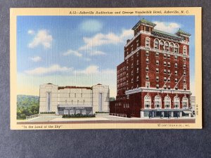 George Vanderbilt Hotel Asheville NC Linen Postcard H2065082633