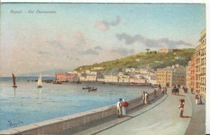 Italy Postcard - Napoli - Via Caracciolo - Ref 6805A