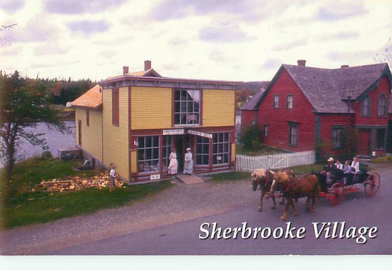 Nova Scotia Sherbrooke Village Gen Store Ambrotype Studio Museum Postcard # 6124